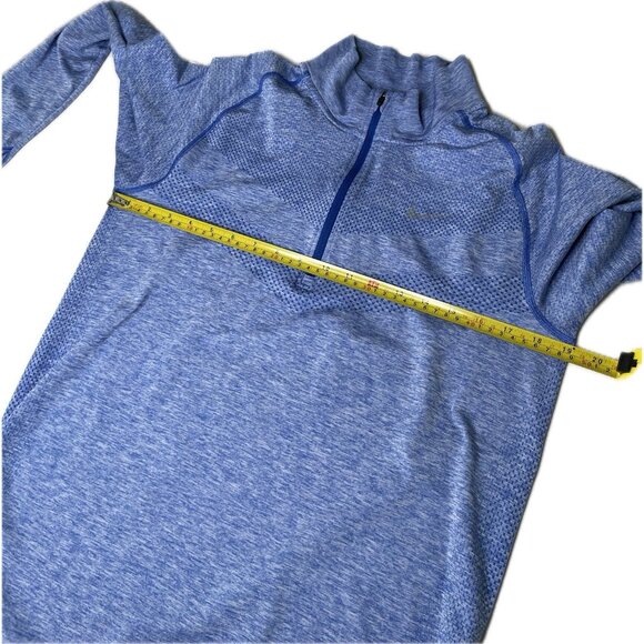 Nike Dri Fit Men’s Top Half Zip Statement Golf Pullover Top Blue M - Picture 4 of 5